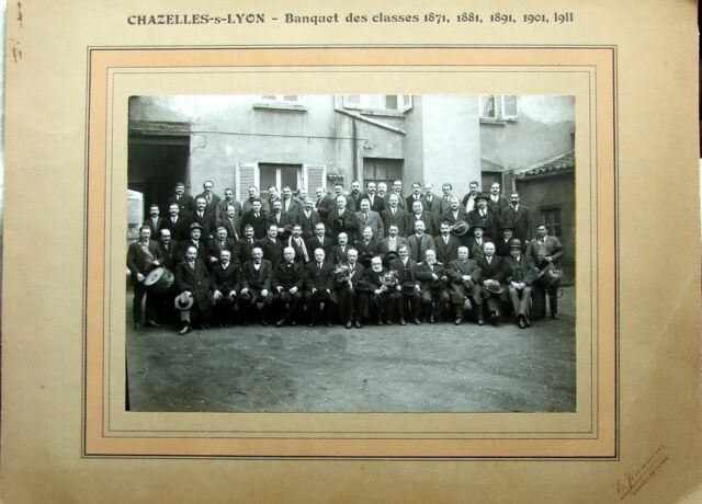 banquets des classes 1871 1881 1891 1901 1911