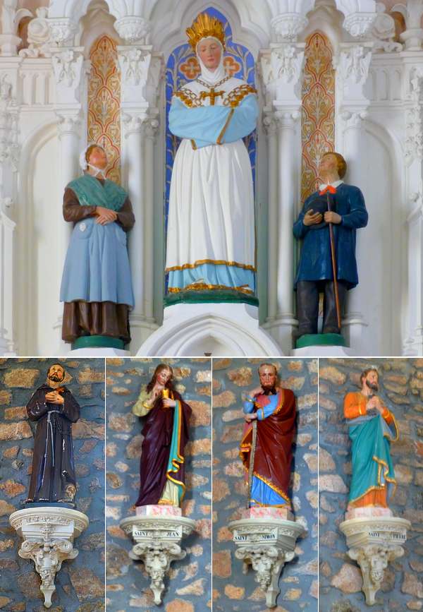 chapelle de la peur statues coise 04 08 2016