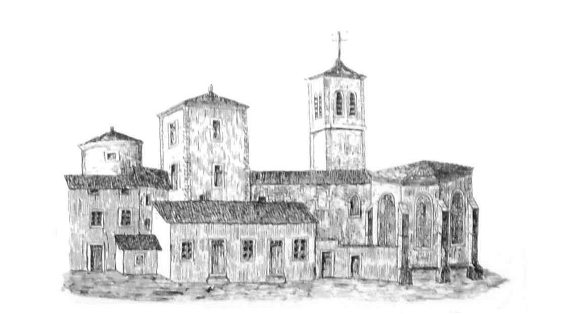 dessin commanderie eglise jean chavagneux chazelles 01 12 2022