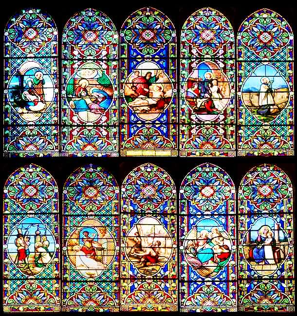 eglise vitraux maringes 02 08 2018