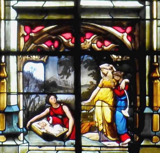 eglise vitraux moise chazelles 03 12 2016