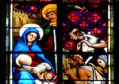 eglise vitraux nativité chazelles 02 12 2016