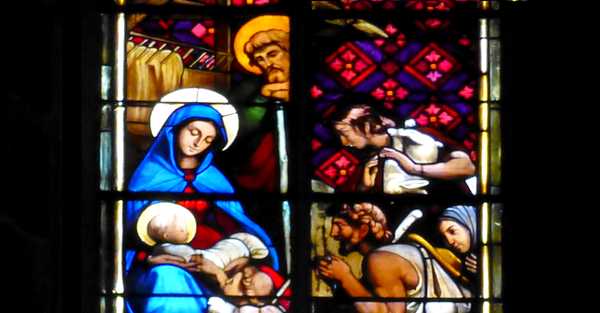 eglise vitraux nativité chazelles 02 12 2016