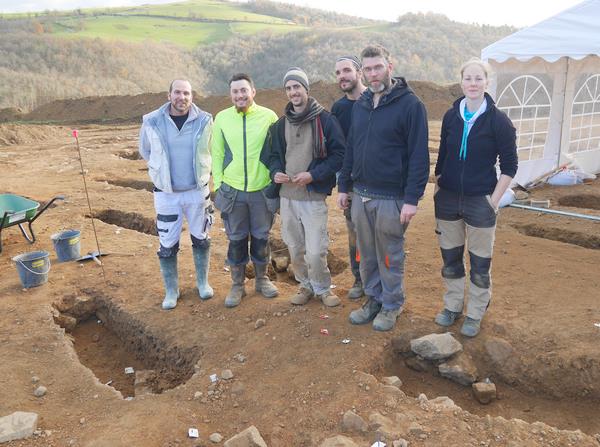 fouille archeologie bellegarde en forez 06 12 2015