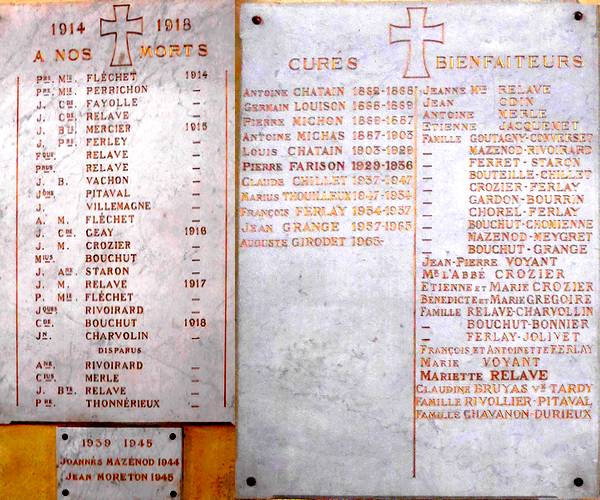 monuement morts eglise marcenod 01 06 2017