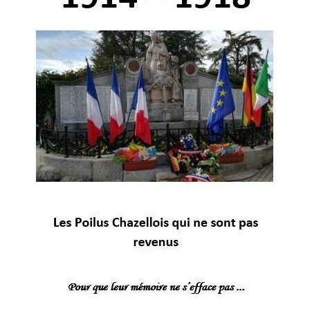 ouvrage couverture livre poilus 1914 1918 phiaac chazelles 01 04 2021