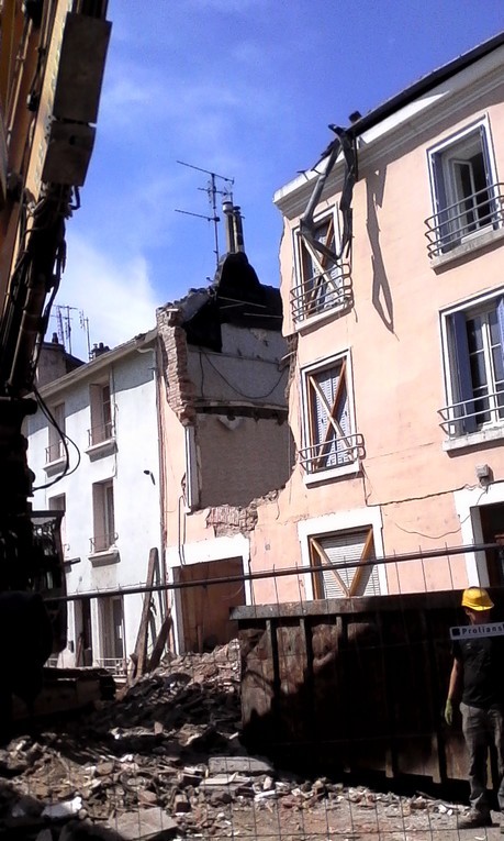 photo maison démolition chazelles 02 04 2019