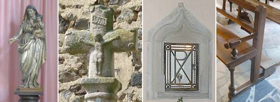 statue architecture eglise fontanes 04 06 2017