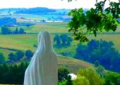 statue notre de dame de lourde jancenay chazelles 03 09 2016