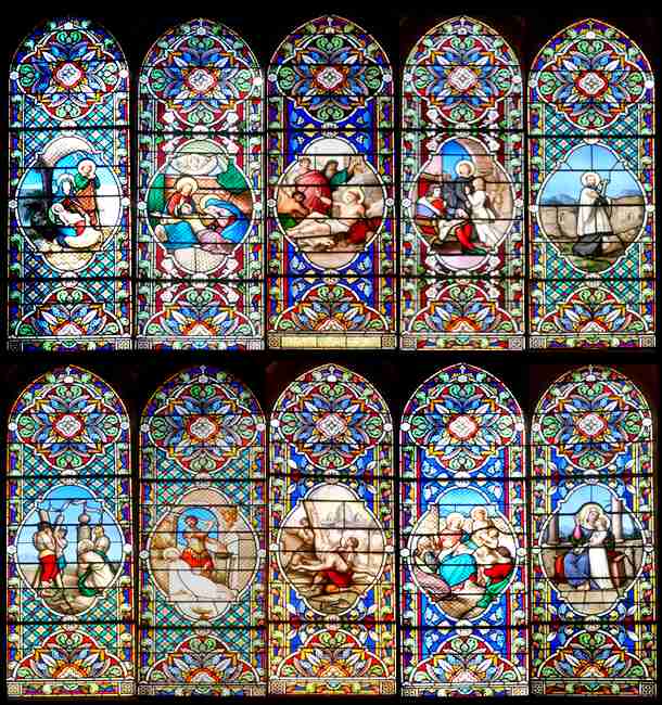 vitraux eglise maringes 01 08 2015